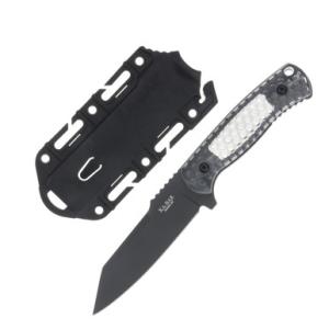KA-BAR LES GEORGE COOL NAME4.62" REVERSE TANTO & SHEATH 7702K