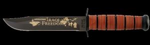 KA-BAR Operation Iraqi Freedom Commemorative KA-BAR Knife, USMC Stamp KB9128
