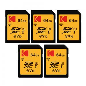 SanDisk 64GB Ultra UHS-I Class 10 SDXC Memory Card Bundle with Portable Security Case