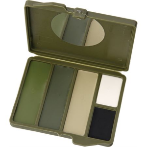 Camouflage Face Paint 4500 5-Color Woodland Compact