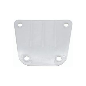 TACO Marine Side Mount Table Pedestal Receptor Backing Plate - White, Delrin, F40-0018WHC-A