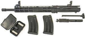 IMG AR-10 .308 Complete 12 Gauge Shotgun Upper Receiver With 2 5 Round Magazines, Black, AR0110