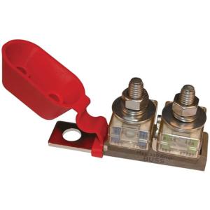 Blue Sea Systems 2151 Terminal Fuse Block - 3/8 Mounting Hole - 2 Terminal Studs, 2151