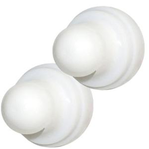 Blue Sea Systems 4136 Push Button Reset Only Circuit Breaker Boot - White - 2-Pack, 4136