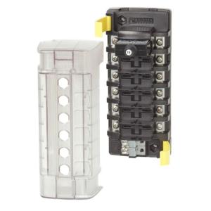 Blue Sea Systems 5050 ST CLB Circuit Breaker Block - 6 Position, 5050