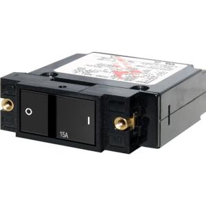 Blue Sea Systems 7403 Single Pole Small Case 2 Flat Rocker Circuit Breaker - 15 Amp, 7403