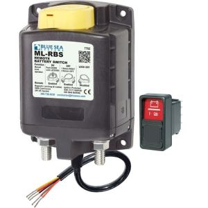 Blue Sea Systems ML-Series Remote Battery Switch w/Manual Control 24V DC 7702, 7702