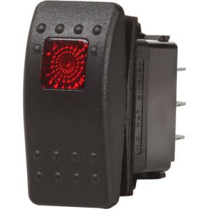 Blue Sea Systems 7932 Contura II Switch SPDT Black - ON-OFF-ON, 7932