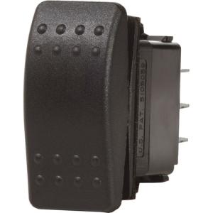 Blue Sea Systems 7933 Contura II Switch SPDT Black - ON-OFF-ON, 7933