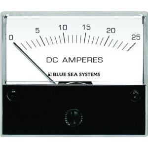 Blue Sea Systems 8005 DC Analog Ammeter - 2-3/4 Face, 0-25 Amperes DC, 8005