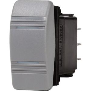 Blue Sea Systems Contura Switch, SPST Off-On, Gray, 8231