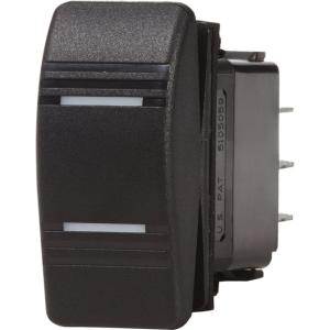 Blue Sea Systems Contura Switch DPDT Black - ON-ON, 8300