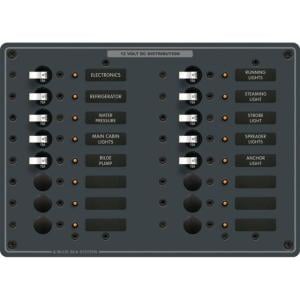 Blue Sea Systems Panel DC 16 Position 8377, 8377