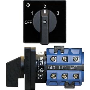 Blue Sea Systems Switch, AV 120VAC 32A OFF +3 Positions 9010, 9010