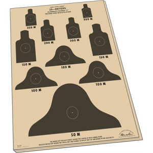 Rite in the Rain 9127 25m Target Sheets M16A1 100