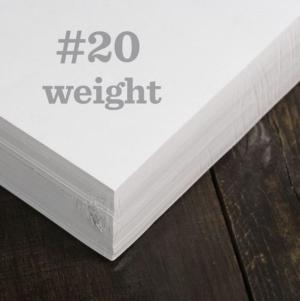 Rite in the Rain Copier Paper,8 1/2x11in,20 Bond,White,500 Sheets 208511