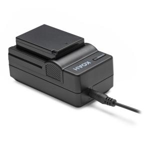 Koah PRO Canon LP-E10 Rechargeable Replacement 1600mAh Battery and Charger in Black