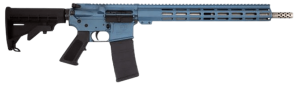 Great Lakes Firearms GL15CA223SSBLU AR-15 223 Wylde 30+1 16" Black Nitride Heavy Threaded Barrel Blue Titanium Cerakote Aluminum Receiver With Picatinny Rail M-LOK Handguard Adjustable Black Polymer Stock Mil-Spec Grip Right Hand