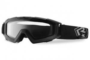 Revision Snowhawk Basic Goggle System w/ Clear Lens, Black Frame, 4-0100-0006