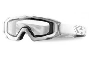 Revision Snowhawk Basic Goggle System w/ Clear Lens, White Frame, 4-0100-0007