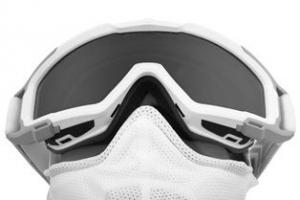 Revision Snowhawk Basic Goggle System w/ Solar Lens, White Frame, 4-0100-0009