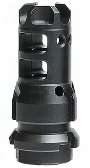 Lantac Dragon 9mm 13.5x1 LH SIG MPX Muzzle Brake w/Dead Air KEYMO Mount for Wolfman Suppressor