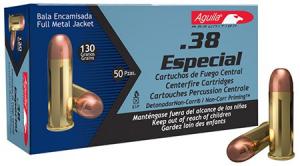 Aguila Ammunition .38SPL 130GR FMJ 50Rds