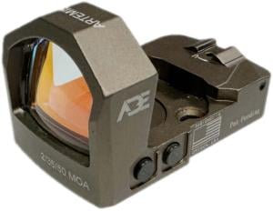 ADE Advanced Optics RD3-022 Pro Artemis Red Dot Sight With Multi-6-Reticle System, FDE, RD3-022 Pro FDE Trumpet Red