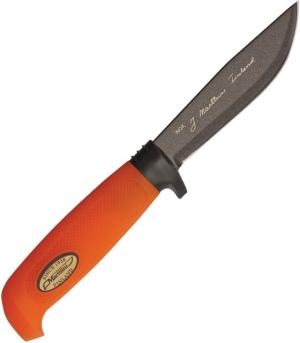 Marttiini Skinner Titanium Blade Orange Fixed Blade Knife, 9in, 4in, Orange, Rubber Handle, 186024T