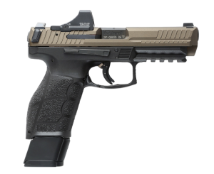 HK VP9A1 F O.R. 4.5" 9MM 17rd/20rd Pistol, Midnight Bronze - 81001295