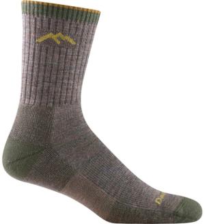 Darn Tough Hiker Micro Crew Midweight Sock with Cushion - Mens, Taupe, Medium, 1466-TAUPE-M-DARN