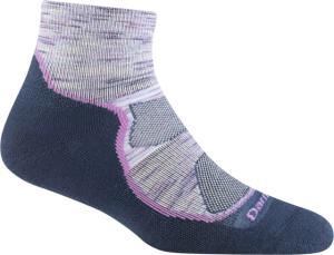 Darn Tough Light Hiker 1/4 Lightweight with Cushion Socks - Womens, Cosmic Purple, Small, 1987-COSMIC-PURPLE-S-DARN