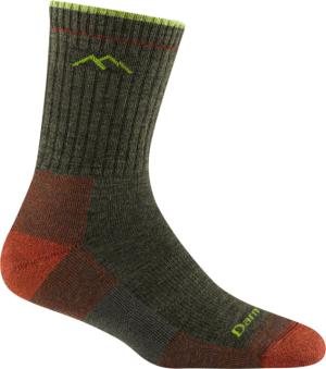 Darn Tough Hiker Micro Crew Midweight w/ Cushion Socks - Women's, Forest, Small, 1903-FOREST-S-DARN
