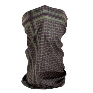 Zanheadgear Motley Tube, Polyester, Houndstooth, Olive T235