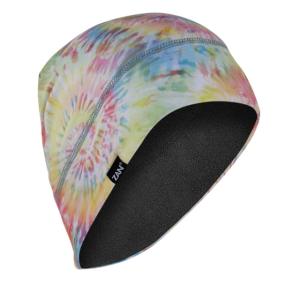 Zan Headgear Helmet Liner/beanie Sportflex - Fleece Lined, Tie Dye Sunburst - WHLF609