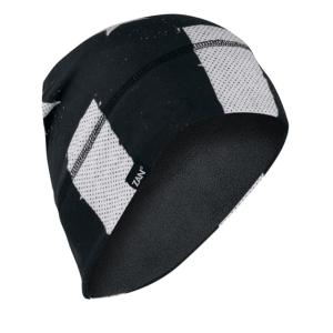 Zan Headgear Helmet Liner/beanie Sportflex - Fleece Lined, Black And White Flag - WHLF091