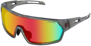 Bobster Speed Sunglasses - Matte Clear/gray Framew/ Smoked Crimson Mirror Lens - BSPE01