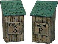 Rivers Edge Outhouse Salt And Pepper Shaker 530