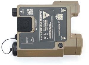 US Night Vision Designate IR-V Three Beam Green Laser Sight, Flat Dark Earth, 200200