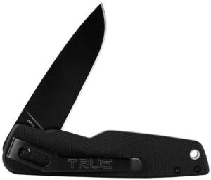True Ball Bearing Flipper Knife, Black, TRU-FMK-0006