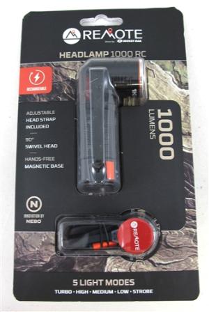 Remote Swivel 1000 Lumen Headlamp / Flashlight