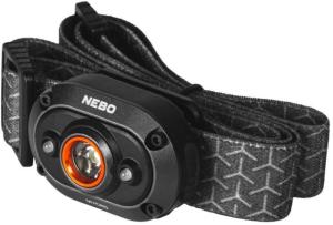 Nebo Mycro Turbo Mode Rechargeable Headlamp and Cap Light, 400 Lumens, Black, NEB-HLP-0011
