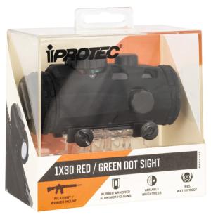 IPROTEC IPRELC0001 1 X 30 Red/Green Dot Sight Black 5 MOA Dot