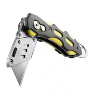 NEBO Folding Lock-Blade Utility Knife with Carabiner 7"