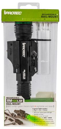 iProtec RM400-LSR Firearm Green Light with Red Laser Black