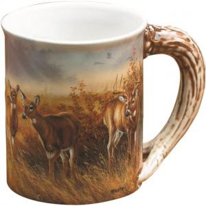 Wild Wings Sculpted Mug - Meadow Mist Whitetail, Multicolor, 8955713065