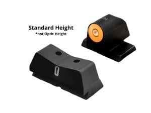 XS Sight Systems DXT2 Big Dot Sight, S&W M&P OR, Full Size, Compact, Orange, SW-0039S-5N