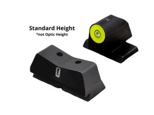 XS Sight Systems DXT2 Big Dot Sight, S&W M&P OR, Full Size, Compact, Yellow, SW-0039S-5Y