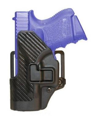 BlackHawk CQC SERPA Beltloop/Paddle Holster, Left Hand, Carbon Black - For Glock 20/21 - 410013BK-L