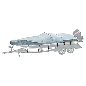 Bass Pro Shops Exact Fit Boat Cover by Westland - Tahoe Boats - 2005 195 Deckboat I/O - Burgundy